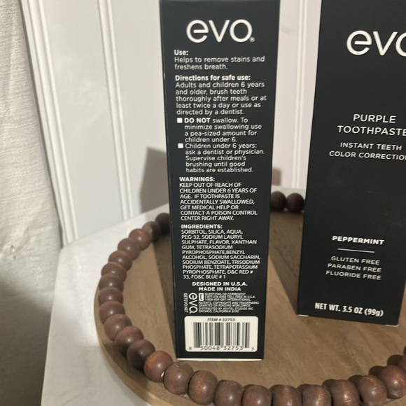 Evo Purple Toothpaste - Picture 2 of 4